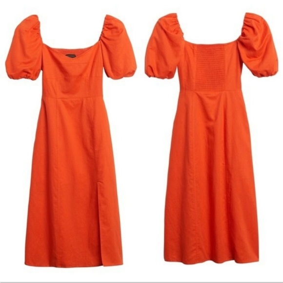 Banana Republic Dresses & Skirts - BANANA REPUBLIC BNWT | Linen - Cotton midi dress | 6